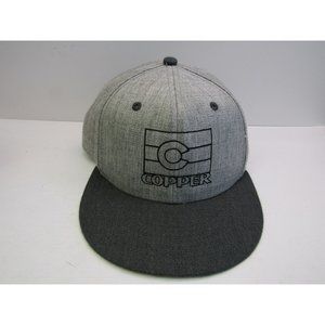 C Copper Otto Snapback Copper Hat Flat Brim Cap